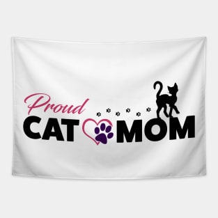 Proud Cat Mom Tapestry