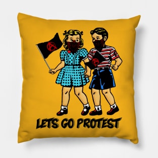 LET'S GO PROTEST Pillow