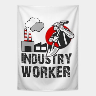 Industry Worker Tapestry