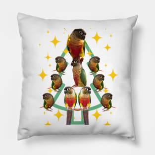 Parrot Bird Christmas Tree Ornament Funny Xmas Pillow