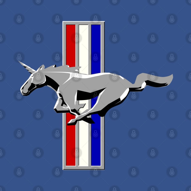 Mustang / Unicorn Emblem Parody by FoMoBro's