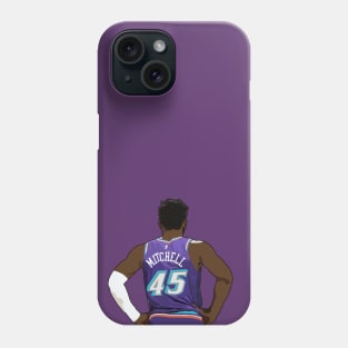 Donovan Mitchell Throwback Utah Jazz Phone Case