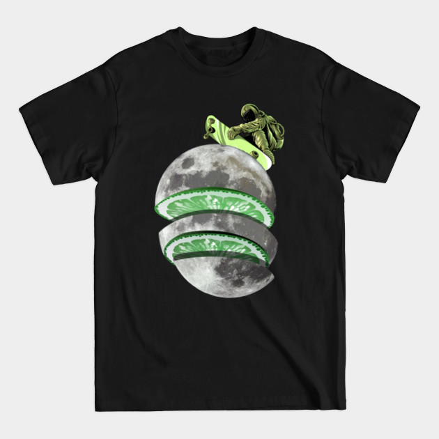 Disover skate the moon! - Skate Moon - T-Shirt