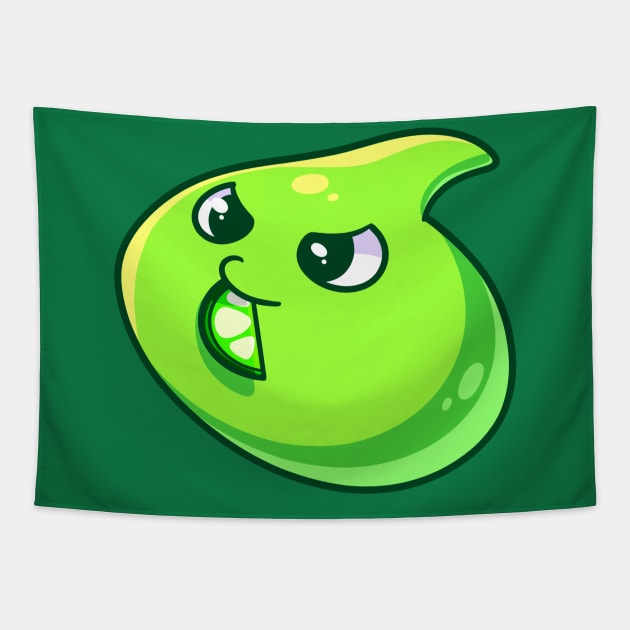 Lime Slime Tapestry by ziodynes098