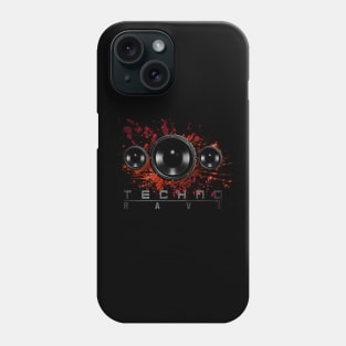 Dark Techno Hard Rave EDM Speaker Phone Case