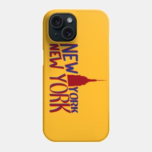 Lettering "New York, New York" Phone Case