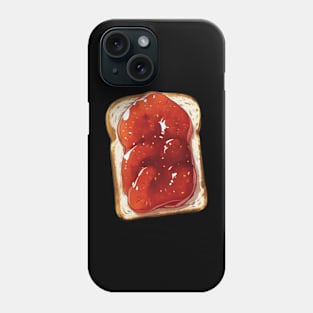 Strawberry Toast Bread Loaf Strawberries Kawaii Yummy Sandwich Vintage Phone Case