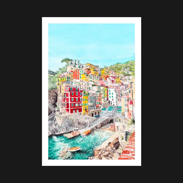 Cinque Terre, Italy by NorrskenArt