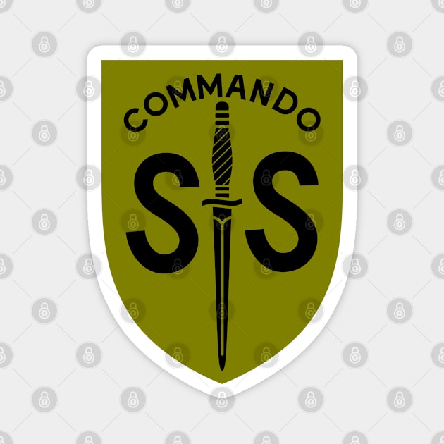 WW2 British Army No2 Commando SAS Badge Magnet by GRIM GENT