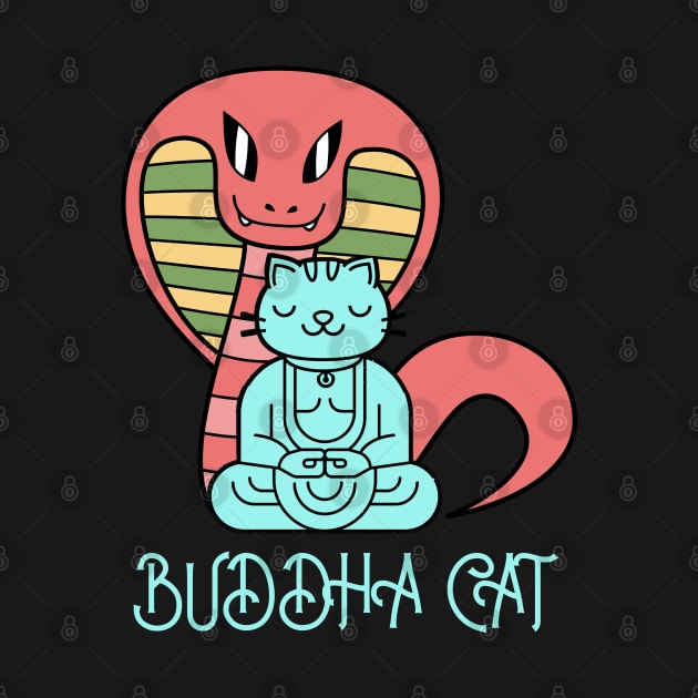 Buddha Cat by VintageSassy