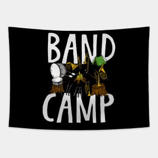 Band Camp - Camping Instruments Tapestry