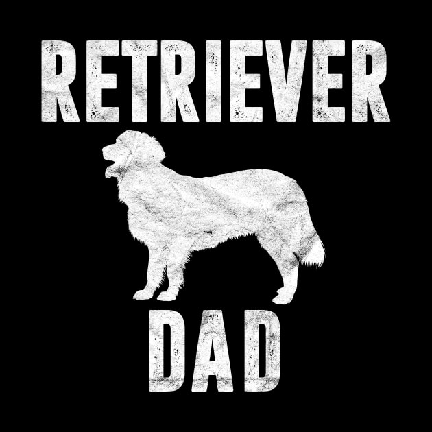 Vintage Retriever Dad Gift Dog Daddy Pet Retrievers Father by rhondamoller87