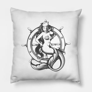 Beauty Mermaid and Steering Wheel Pillow