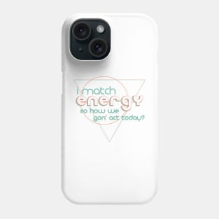 Match Energy Retro Phone Case