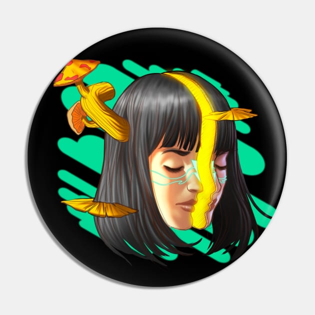 Mushroom girl 1 Pin by felixantosart