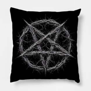 Thorny Inverted Pentagram Pillow