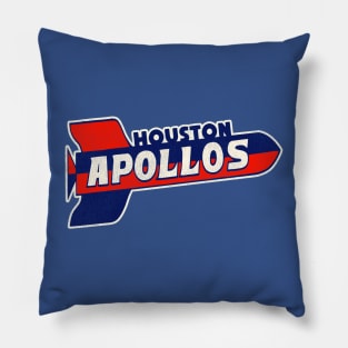 Defunct Houston Apollos Hockey Team Pillow