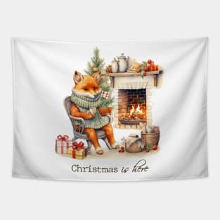 Christmas Wishes Quote Tapestry