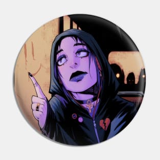 Emogirl Pin