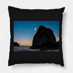 Twilight in Trinidad, CA Pillow