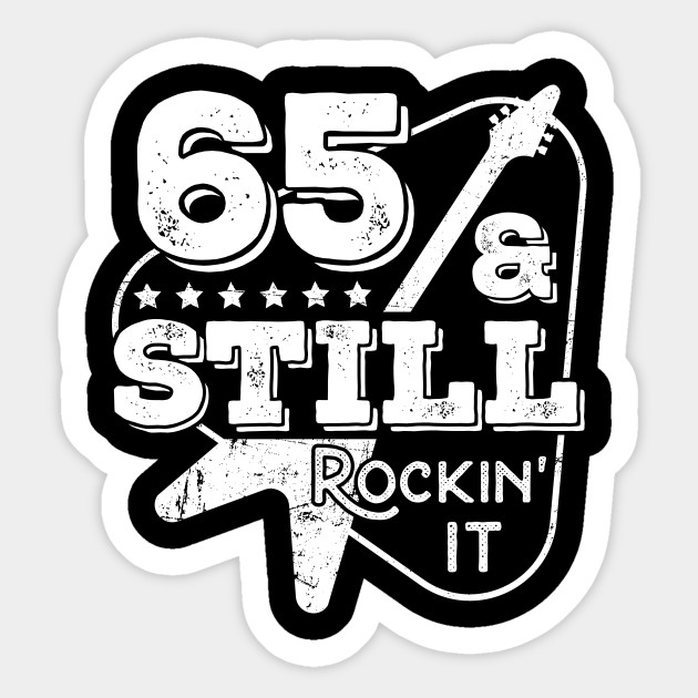 65thbirthday Vintage Rockin 1954 Gift Ideas Man Vintage 65th Birthday Rockin Gift Idea Sticker Teepublic