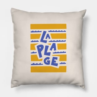 La Plage French Beach Pillow