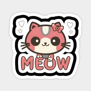 Meow kitty cat Magnet