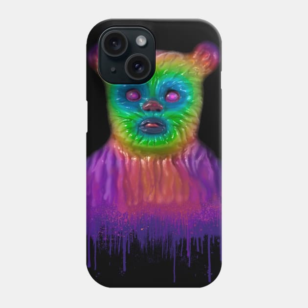 Rainbow Bear Phone Case by BeeryMethod