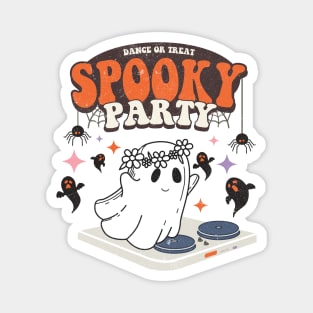Ghostly Dance or Treat: Spooky Halloween Party Magnet