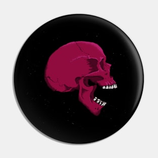 purple skull Pin