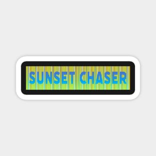 Sunset Chaser | Blue Yellow Orange Green Magnet