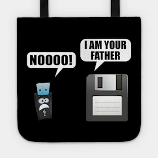 Floppy disk i am your father usb Tote