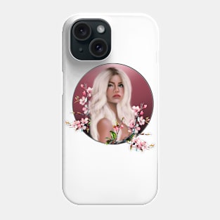 Luscious Red Cherry Blossom Phone Case