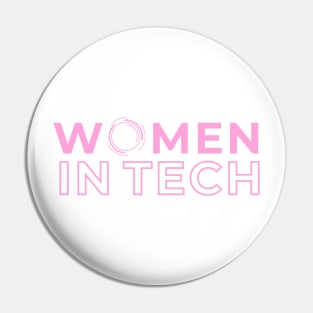 Women in Tech Pink Pin