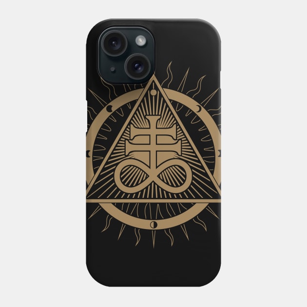 Sulfur Triangle sun 2-sided Phone Case by evillair