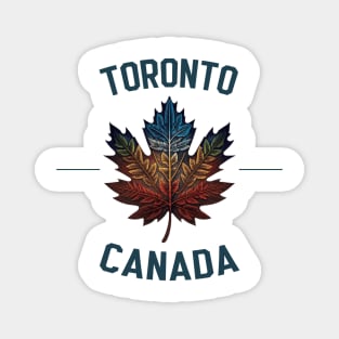 Toronto Canada Maple Leaf Magnet