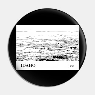 Idaho USA Pin