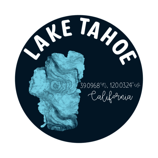 Lake Tahoe in California Round by DRHArtistry