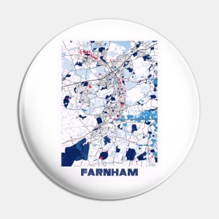 Farnham - United Kingdom MilkTea City Map Pin