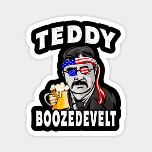 Teddy Boozedevelt Beer Gift Magnet