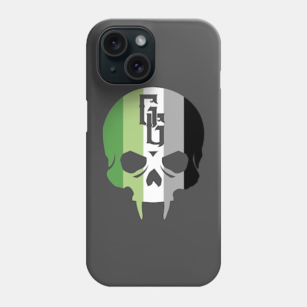 Aromantic Pride Gehenna Phone Case by highcouncil@gehennagaming.com