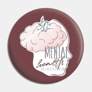 Mental Health Matters Pin