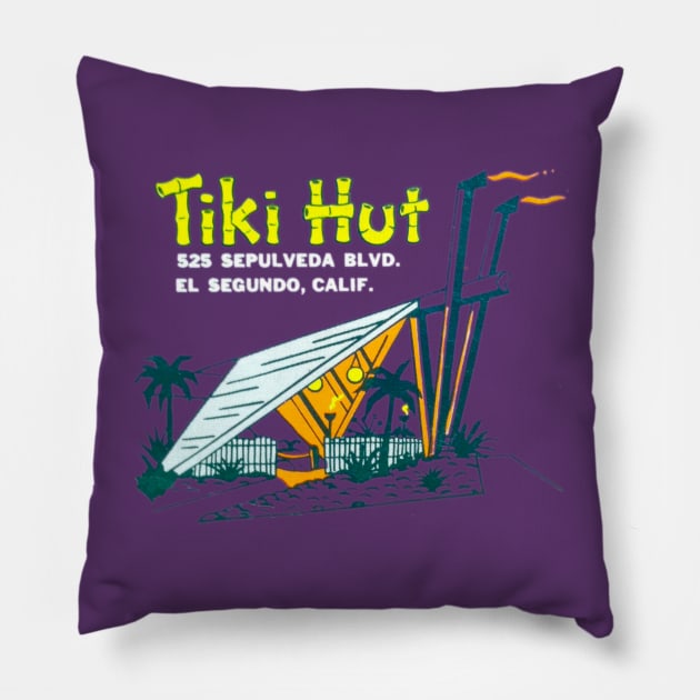 Tiki Hut Pillow by MindsparkCreative