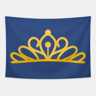 Golden Crown Shape Tapestry