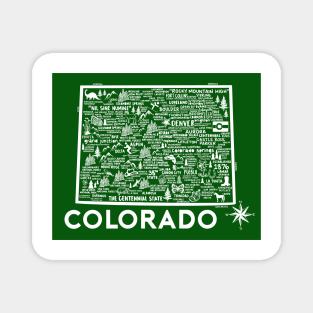 Colorado Map Magnet