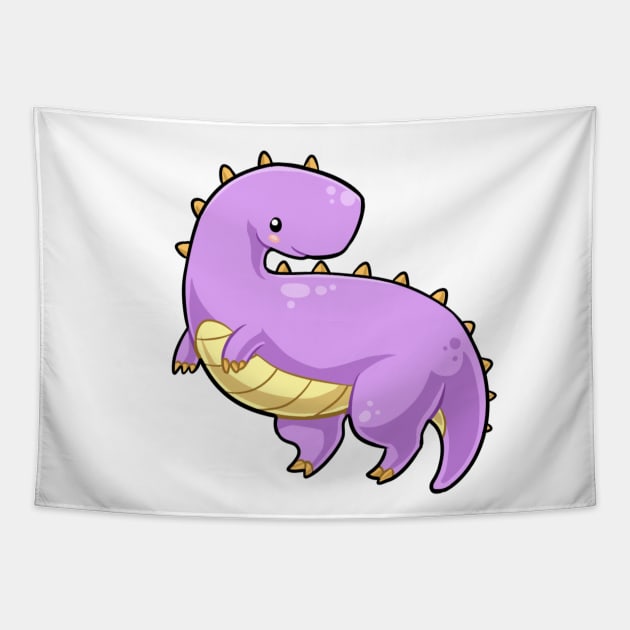 Kawaii dinosaur #2 Tapestry by Japanese Designs