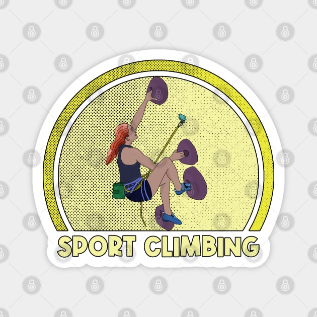 Sport Climbing Magnet by DiegoCarvalho