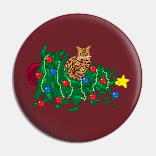 Cat Hates Your Tree - Bengal Pin