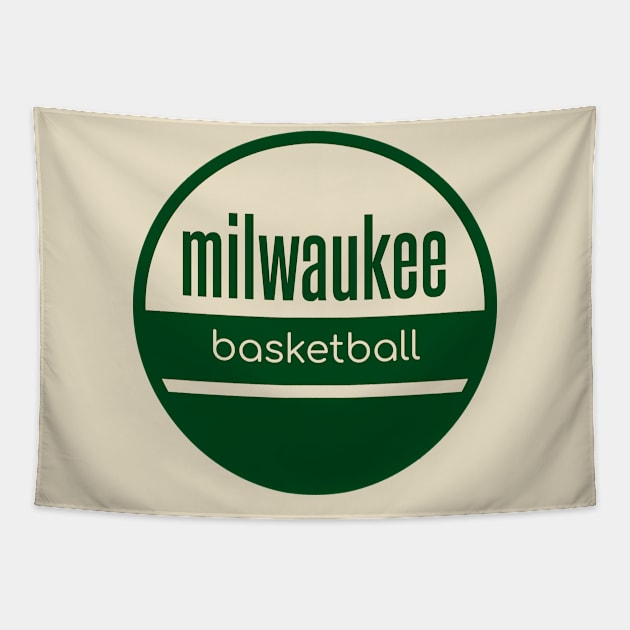 milwaukee bucks basketball Tapestry by BVHstudio