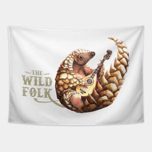 The Wilf Folk - Pangolin on Mandolin Tapestry